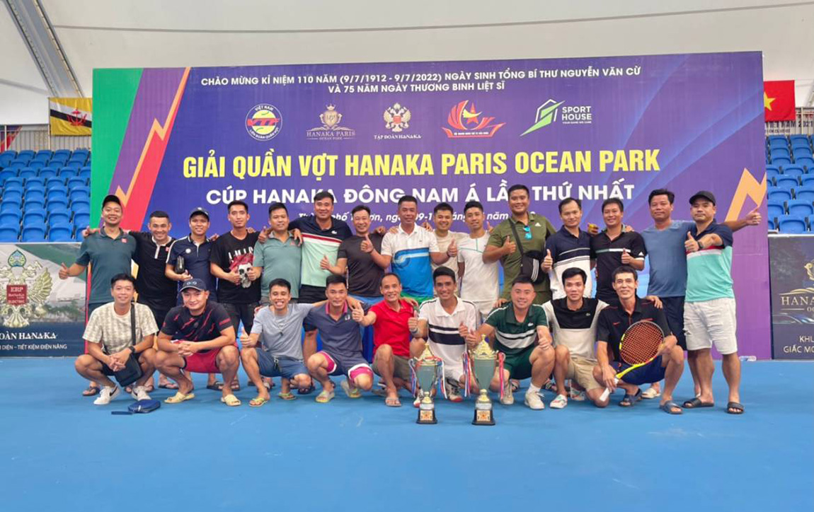 Vô địch giải Quần vợt cúp Hanaka Đông Nam Á lần thứ nhất (nội dung trình 8.0)